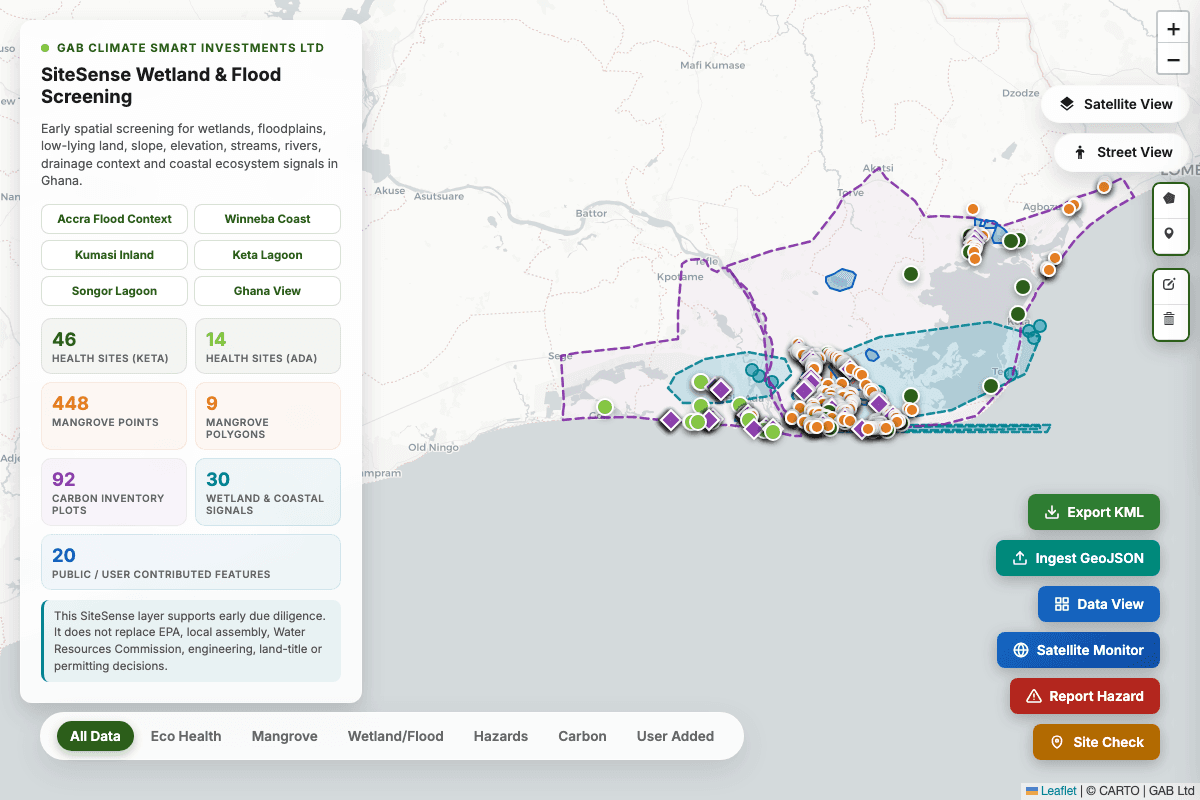 GAB FloodSense — Flood Suitability