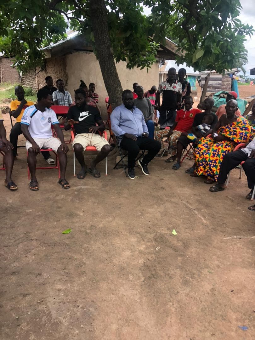 Community leaders and residents gathered for stakeholder engagement